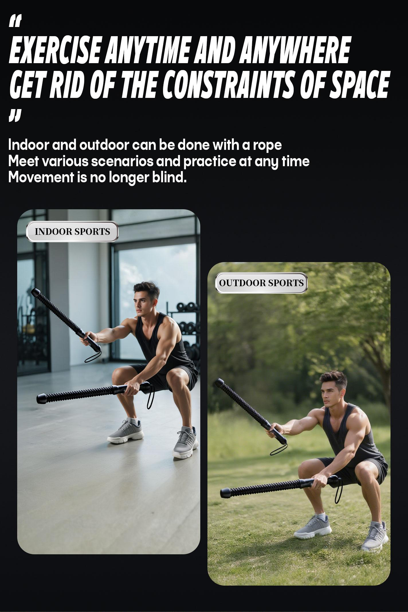 Ropeless Battle Ropes